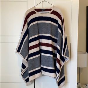 Ann Taylor 100% Merino Wool Poncho